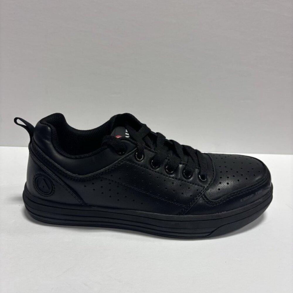 Airwalk Women’s Arena, Black Composite Toe Work Sneakers, Size 7 M